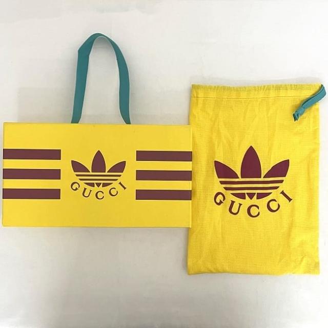 グッチ ミニ ショルダーバッグ ec-23000 ブルー アディダス 721794 未