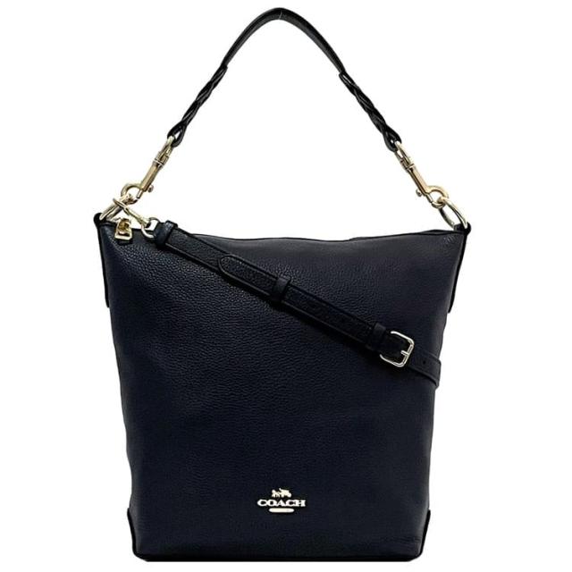COACH ネイビー ロゴ ショルダーバッグ Brandol / COACH コーチ