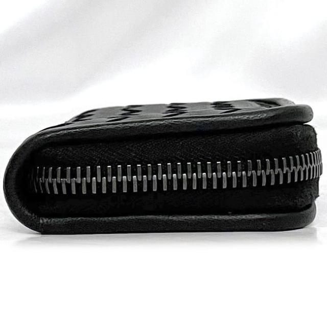 ボッテガべネタ　黒 レザー 編み込み ケース ボッテガべネタ 黒 レザー 編み込み コインケース