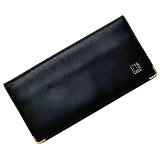 dunhill ダンヒル 二つ折り長財布 メンズ ブラック L2S810A ダンヒル 長財布 財布 メンズ 二つ折り シグネチャー ブラック