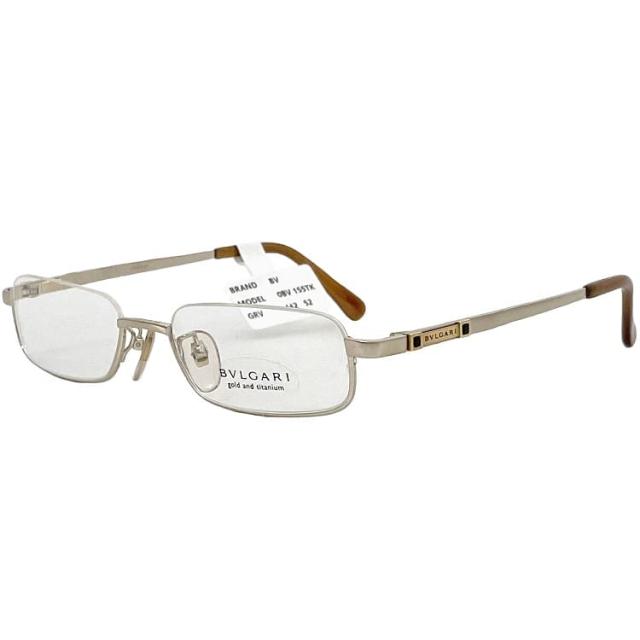 ブルガリ メガネ フレーム ec-23142 マットゴールド イエローゴールド