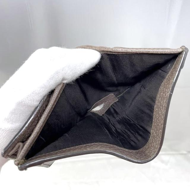 グッチ 二つ折り 財布 ec-23230 ベージュ ブラウン シェリー GG