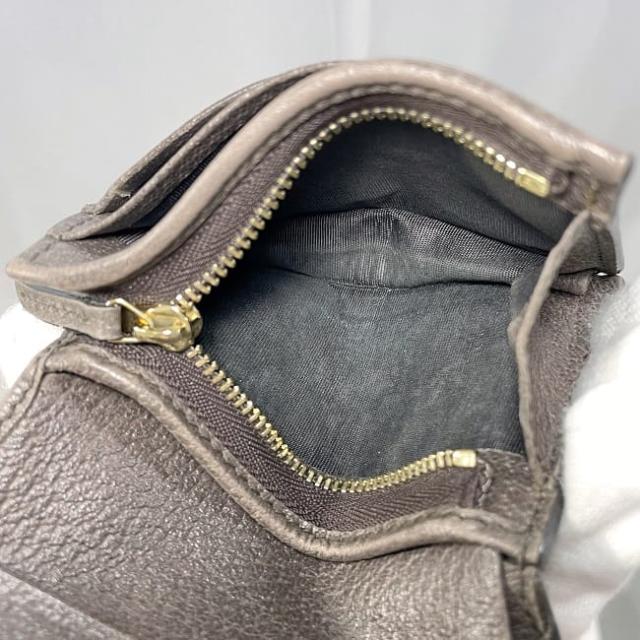 グッチ 二つ折り 財布 ec-23230 ベージュ ブラウン シェリー GG