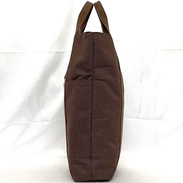 エルメス トートバッグ エールライン カバス キャンバス ブラウン 茶 エルメス エールライン カバス ハンドバッグ トートバッグ グレー