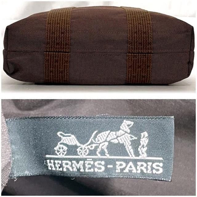 エルメス トートバッグ エールライン カバス ec-23249 ブラウン エール