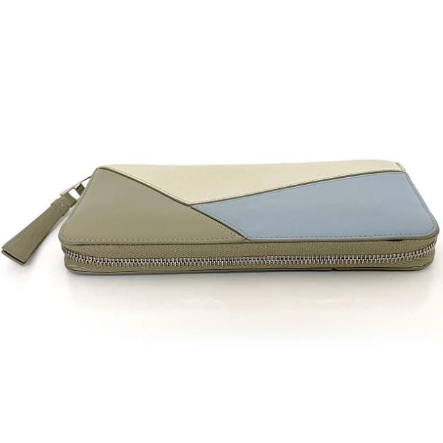 LOEWE ロエベ レザー ラウンドファスナー長財布 ブラウン茶系 ★ネコポス可能★N0360 LOEWE ロエベ ラウンドジップ長財布 PUZZLE ZIP AROUND