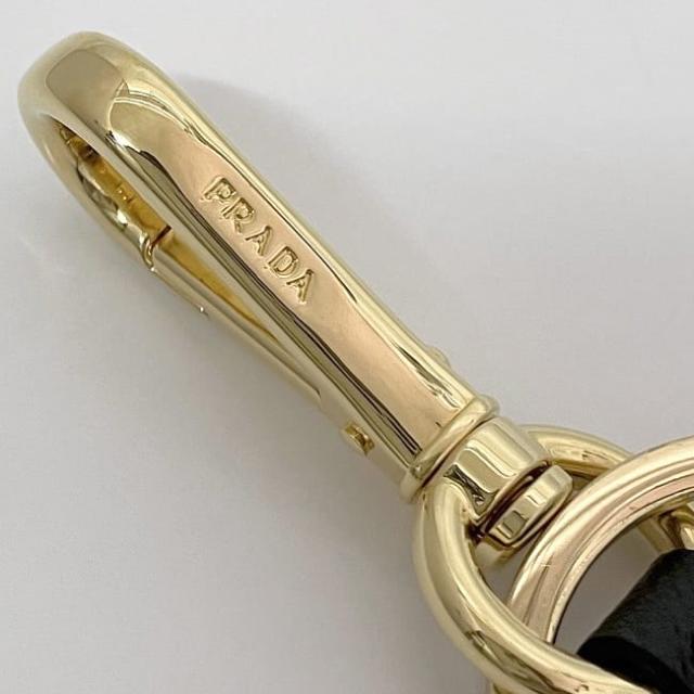 希少☆PRADA プラダ　キーホルダー　キーリング　鍵型　サフィアーノ　ゴールド ゴールド（金色）系 PRADA(プラダ) キーホルダー・キーリング