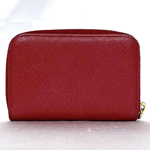 PRADA レザー 名刺入れ レッド PRADA プラダ サフィアーノレザー 名刺入れ レッド 赤｜プラダ カード