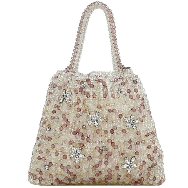 ANTEPRIMA ビーズハンドバッグ シルバー ANTERIMA シルバー ビーズ