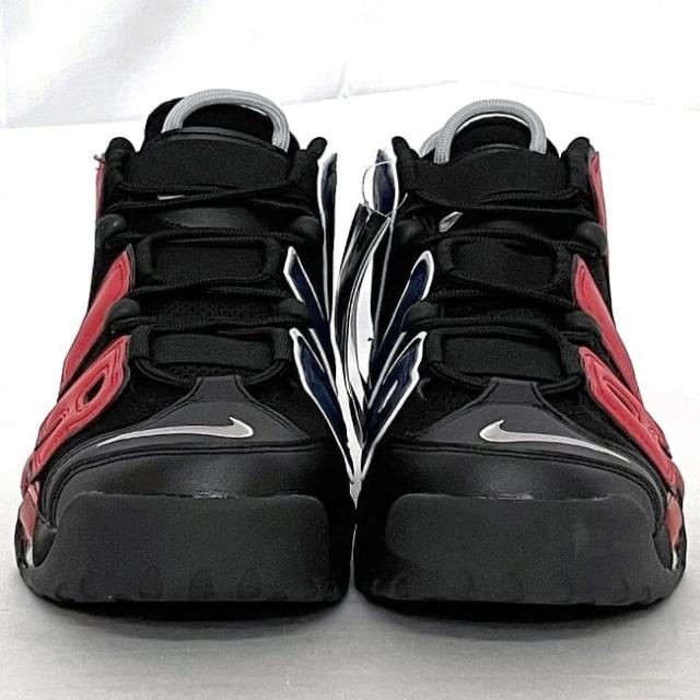ナイキ スニーカー モア アップテンポ '96 ec-23468 ブラック ネイビー レッド ユニバーシティレッド DJ4400-001 未使用 27.5cm US9.5 天然皮革 合成皮革 合成樹脂 合成底 Sランク NIKE メンズ 靴 シューズ モアテン 定番 人気 ブランド 本物 鑑定済み