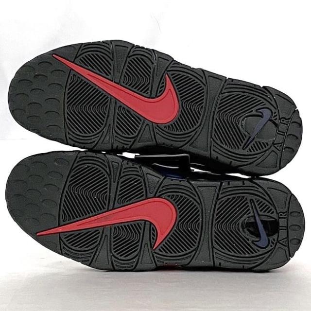 ナイキ スニーカー モア アップテンポ '96 ec-23468 ブラック ネイビー レッド ユニバーシティレッド DJ4400-001 未使用 27.5cm US9.5 天然皮革 合成皮革 合成樹脂 合成底 Sランク NIKE メンズ 靴 シューズ モアテン 定番 人気 ブランド 本物 鑑定済み