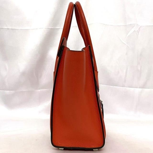 セリーヌ トートバッグ ラゲージ ナノショッパー f-21153 オレンジ