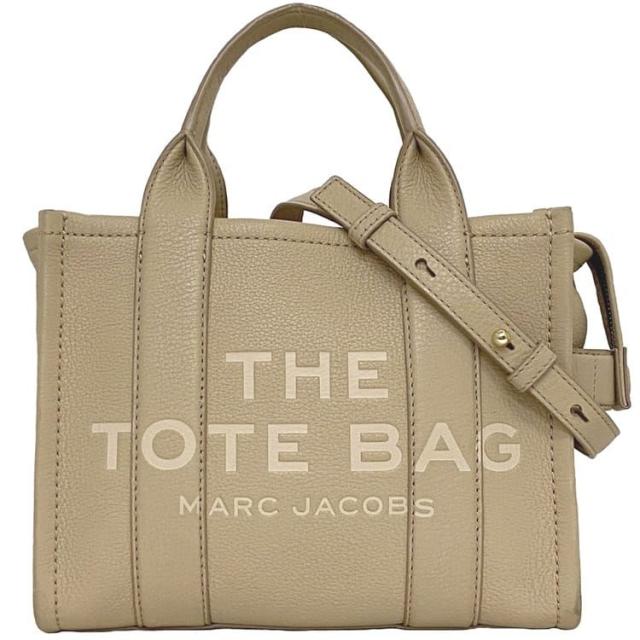 マークジェイコブス トートバッグ f-21200 ベージュ H009L01SP21 914 美品 ２way バッグ レザー 中古 MARC JACOBS ロゴ ハンドバッグ ショルダーバッグ 肩掛け 自立 本柄 人気 女性 レディース お洒落 高級感 シンプル マチ有 鞄 ブランド 本物 鑑定済みの通販は