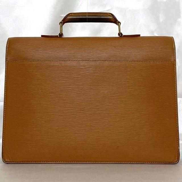 ルイヴィトン エピ ビジネスバッグ ブラウン セルヴィエット コンセイエ LOUIS VUITTON】 エピ セルヴィエットコンセイエ ビジネスバッグ LOUIS