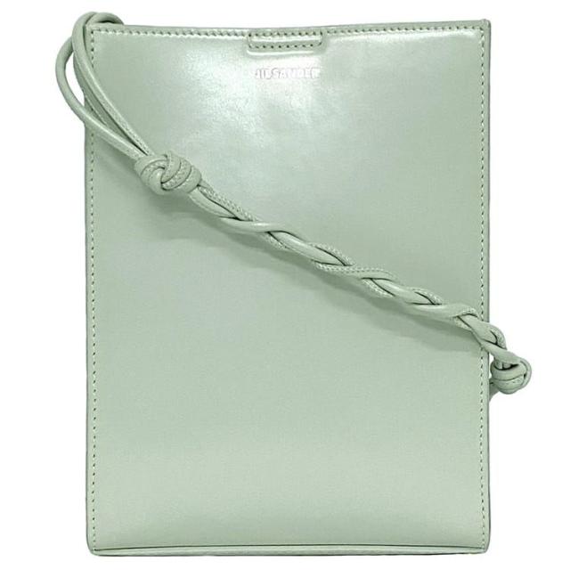 ジルサンダー ショルダーバッグ タングル ＳＭ f-21436 ライトグリーン 332 JSPS853173 未使用 美品 レザー Sランク JIL SANDER 斜め掛け サコッシュ ミニバッグ シンプル 人気 定番 シンプル 上品 お洒落 ミニ 鞄 バッグ 緑 パステル ブランド 本物 鑑定済み