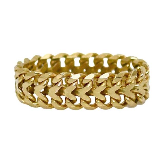 18金 リング OFFSPRING ring in 18k yellow gold with diamonds | Georg Jensen