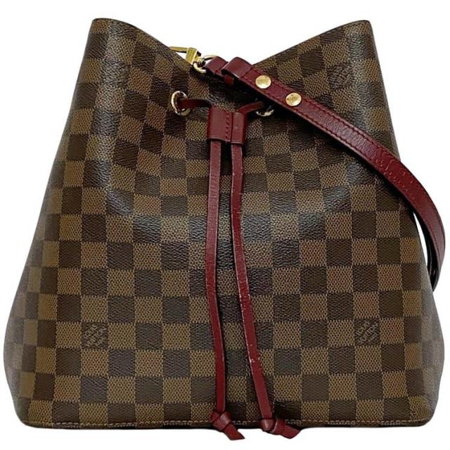 ルイ ヴィトン 2way バッグ ネオノエ f-22002 ブラウン ボルドー ダミエ エベヌ N40214 バケットバッグ ダミエキャンバス 中古 MI2179 LOUIS VUITTON 自立 肩掛け ショルダーバッグ 巾着 ロゴ 人気 定番 お洒落 シンプル 高級感 茶色 ブランド 本物 鑑定済みの通販は