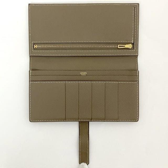 美品本物 HERMES エルメス ベアン 二つ折り長財布 正規 完売人気 送料無料 エルメス 二つ折り 長財布 ベアン ec-21287