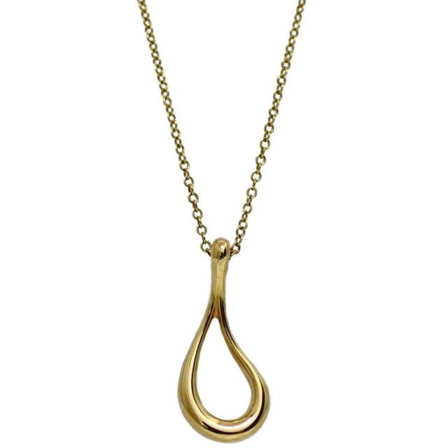 TIFFANY　ティアドロップ　750　K18　YG　ブラ　ピアス TIFFANY&Co. 【TIFFANY&Co.】ティファニー ティアドロップ 750 K18YG