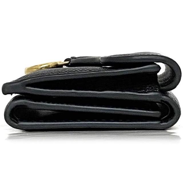 美品 クリスチャンディオール Dior 3つ折財布 サドル ブラック 黒 レザー mi様専用 Christian Dior サドル 三つ折り財布 黒 Christian Dior