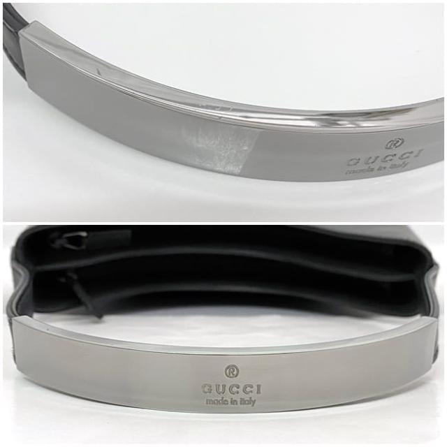 グッチ セミショルダー バッグ f-22448 ブラック 001 377 8 美品