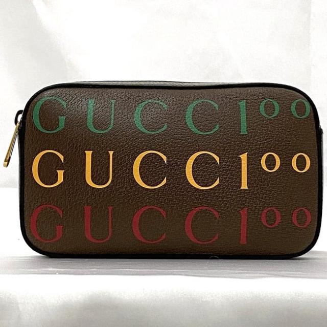 新品未使用 鑑定済 GUCCI ボディバッグ ショルダーバッグ スター pvc