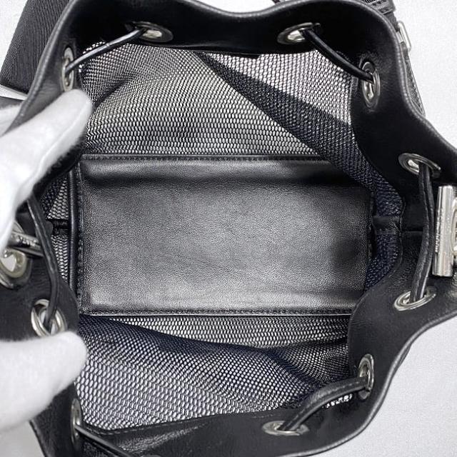 ジミーチュウ 巾着 ショルダーバッグ ジュノ S f-22552 ブラック