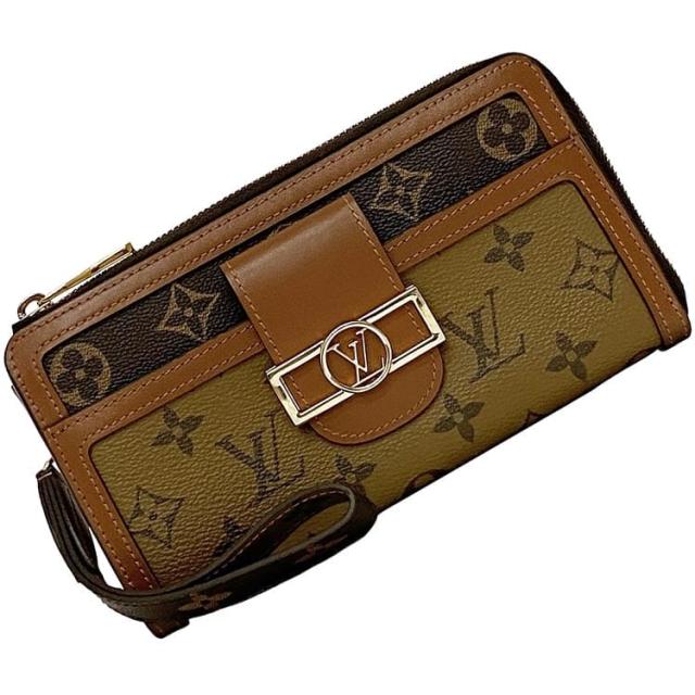 美品 LOUIS VUITTON ルイ ヴィトン ポルトフォイユ サラ 長財布 M64488 モノグラムリバース カ【本物保証】 美品 LOUIS VUITTON ルイ ヴィトン ポルトフォイユ サラ 長財布 M64488