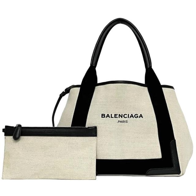 BALENCIAGA トートバッグ アイボリー/ブラック BALENCIAGA トートバッグ アイボリー/ブラック 【公式通販】