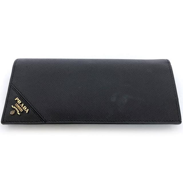 美品✨プラダ 現行品 RFID搭載 サフィアーノレザー ゴールド金具 折り財布 美品✨プラダ 現行品 RFID搭載 サフィアーノレザー ゴールド金具 折り