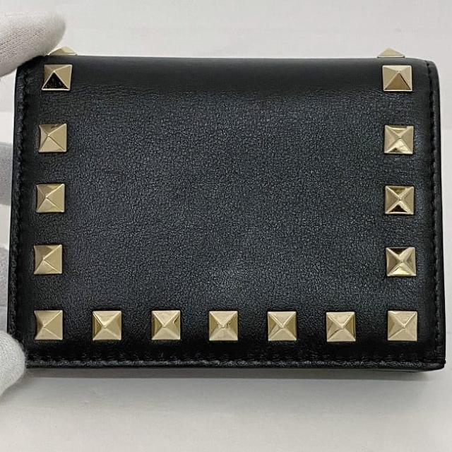 ヴァレンティノ ガラヴァーニ 二つ折り 財布 f-23016 ブラック ロック