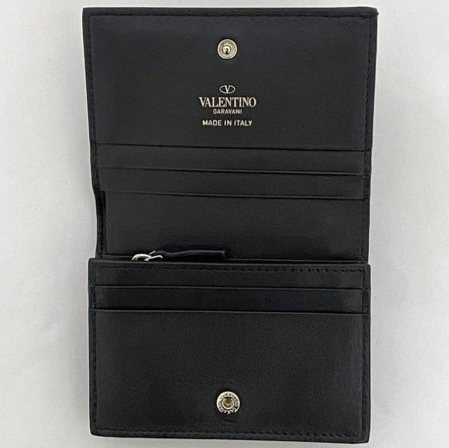 ヴァレンティノ ガラヴァーニ 二つ折り 財布 f-23016 ブラック ロック