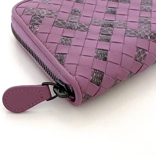 ボッテガ ヴェネタ］ 長財布 イントレチャート パイソン s