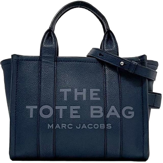 マークジェイコブス ２way バッグ f-23287 ネイビー H009L01SP21 426 美品 レザー 中古 MARC JACOBS ロゴ 紺色 THE TOTE BAG クロスボディ ハンドバッグ ショルダーバッグ メンズ レディース 定番 人気 トートバッグ 革バッグ ブランド 本物 鑑定済み