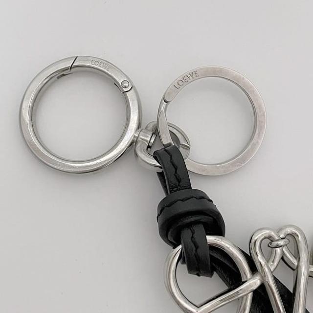 美品 ロエベ LOEWE アナグラム バッグチャーム キーホルダー LOEWE