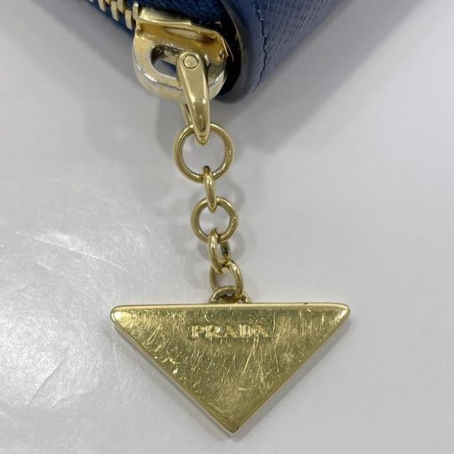 美品 PRADA プラダ 長財布 ラウンドファスナー 9 プラダ