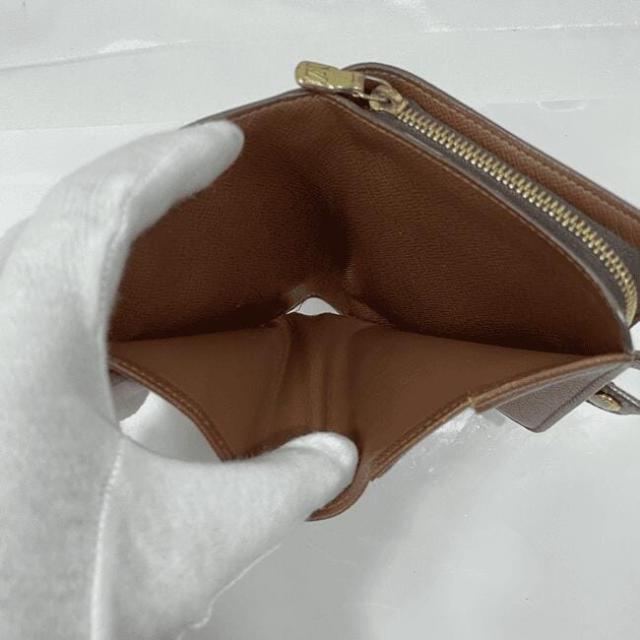 ルイ ヴィトン 財布 コンパクトジップ ec-23513 ブラウン モノグラム