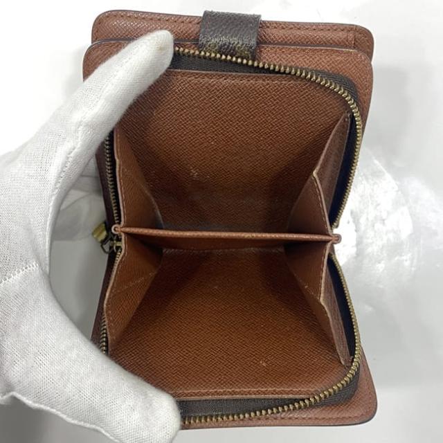 ルイ ヴィトン 財布 コンパクトジップ ec-23513 ブラウン モノグラム