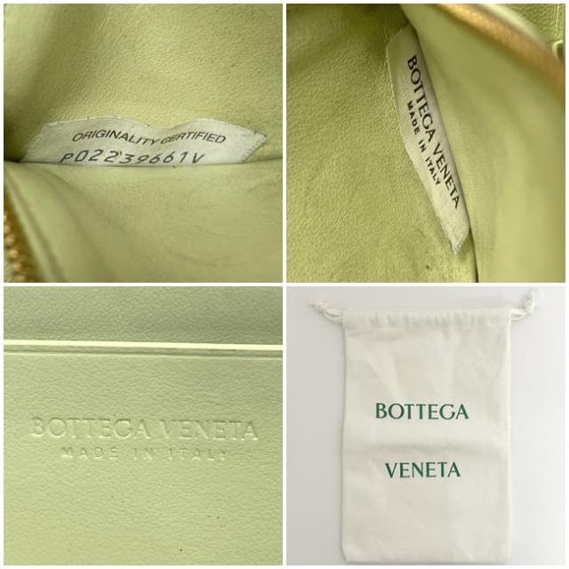 ボッテガヴェネタ 二つ折り 長財布 ec-23552 ライトイエロー カセット