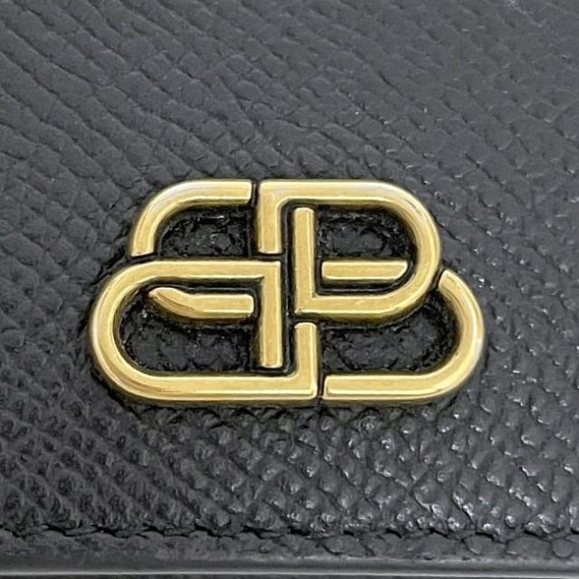 バレンシアガ 三つ折り 財布 BBミニウォレット ec-23593 ブラック