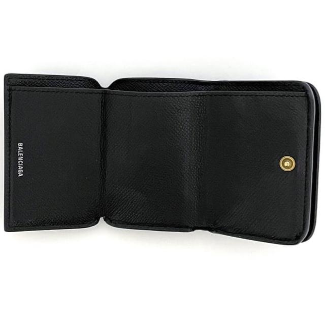 バレンシアガ 三つ折り 財布 BBミニウォレット ec-23593 ブラック