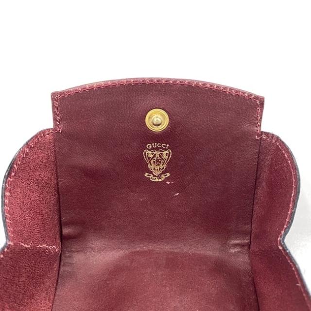 グッチ コインケース ec-23637 ボルドー インターロッキング
