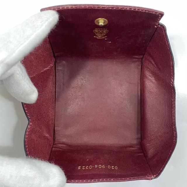グッチ コインケース ec-23637 ボルドー インターロッキング