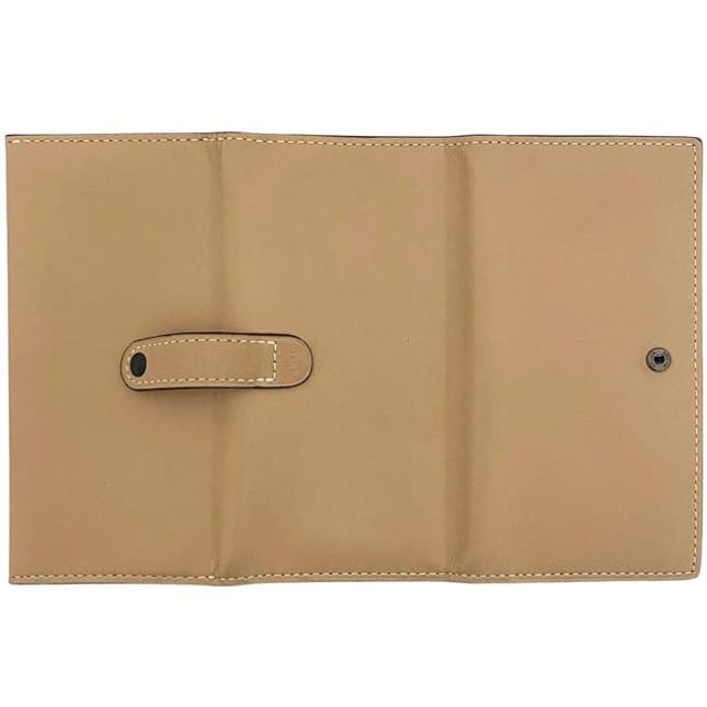 コーチ 三つ折り 長財布 ec-23718 ベージュ 57197 美品 財布 レザー 中古 1941 COACH ホック シンプル 本革 メンズ レディース 男女兼用 定番 人気 ヴィンテージ 革財布 ロング ウォレット 小銭入れ有 ナチュラル カラー 無垢 ステッチ ブランド 本物 鑑定済み コーチ 三つ折り 長財布 ec-23718 ベージュ 57197 美品 財布 レザー