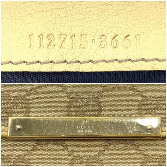 グッチ 二つ折り 長財布 ec-23810 ベージュ GGキャンバス 112715 財布