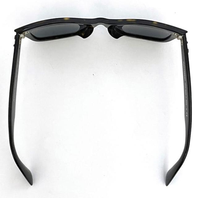 レイバン サングラス ec-23823 ブラック ブラウン べっ甲柄 ウェイファーラー RB2140F 美品 プラスチック 中古 Ray Ban ワンカラー アイウエア サイド ロゴ 定番 人気 黒色 黒 お洒落 シンプル メンズ レディース ファッション 高級感 ブランド 本物 鑑定済み レイバン サングラス ec-23823 ブラック ブラウン べっ甲柄 ウェイ