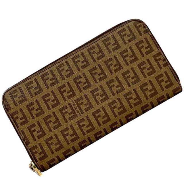 フェンディ/二つ折り長財布/FF柄/ロゴ/ブラウン　【未使用品】 フェンディ/二つ折り長財布/FF柄/ロゴ/ブラウン 【未使用品】