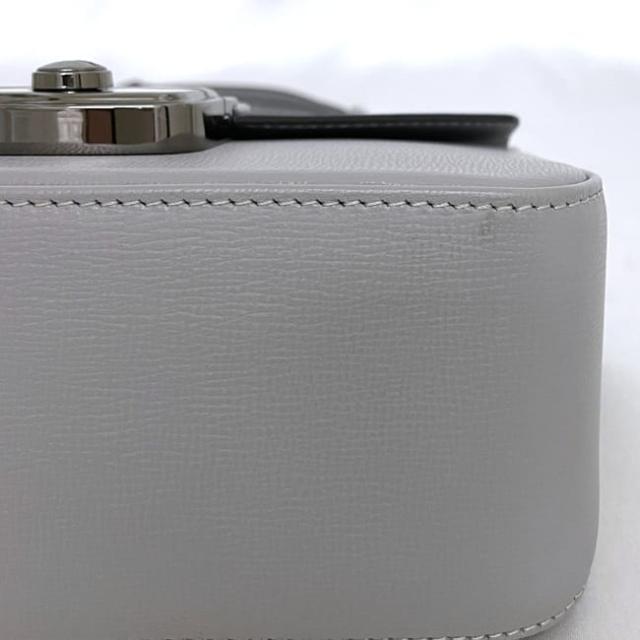 ロンシャン ショルダーバッグ ec-23955 グレー 美品 レザー 中古 LONGCHAMP チェーン フラップ クロスボディ 定番 人気 女性 レディース 鞄 バッグ 灰色 小さい ミニ コンパクト 通勤 通学 仕事 ビジネス 学校 シンプル ロゴ エレガント ブランド 本物 鑑定済み ロンシャン ショルダーバッグ ec-23955 グレー 美品 レザー 中古