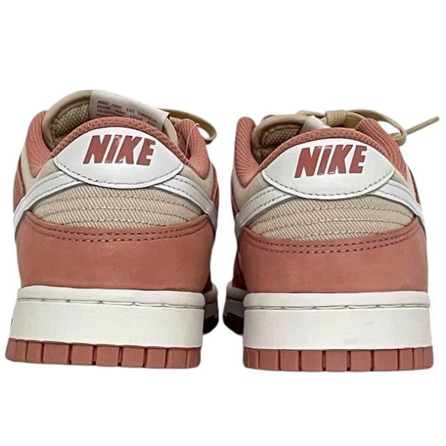 ナイキ スニーカー ナイキダンク LOW レトロ PRM ec-23959 ピンク ホワイト  FB8895-601 未使用 27.0cm キャンバス 合成皮革 Sランク NIKE メンズ 男性 アパレル 人気 定番 お洒落 シンプル 高級感 ファッション小物 白 カジュアル ブランド 本物 鑑定済み