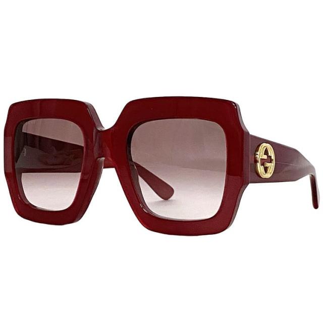 GUCCI グッチ ハーフリム サングラス ケース付き 美品 GUCCI グッチ サングラス アイウェア GGロゴ ケース ハーフリム